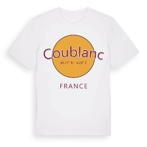 Coublanc cirkel t-shirt – ekologisk bomull t-shirt från Pinshirt