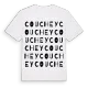 Couchey ordlek t-shirt