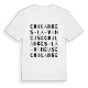 Coulanges-la-Vineuse ordlek t-shirt