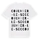 Coulmier-le-Sec ordlek t-shirt