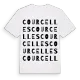 Courcelles ordlek t-shirt