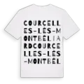 Courcelles-lès-Montbéliard ordlek t-shirt