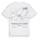 Courcelles-lès-Semur karta t-shirt