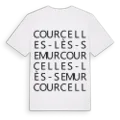 Courcelles-lès-Semur ordlek t-shirt