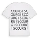 Courgis ordlek t-shirt