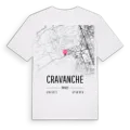 Cravanche karta t-shirt