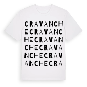 Cravanche ordlek t-shirt – ekologisk bomull t-shirt från Pinshirt