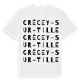 Crécey-sur-Tille ordlek t-shirt