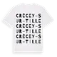 Crécey-sur-Tille ordlek t-shirt