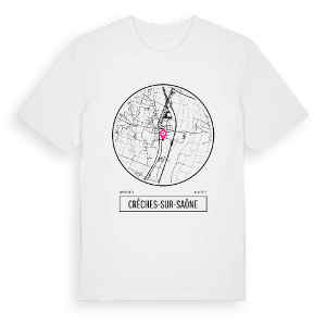 Crêches-sur-Saône t-shirt – ekologisk bomull t-shirt från Pinshirt