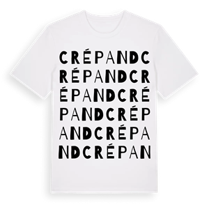 Crépand ordlek t-shirt – ekologisk bomull t-shirt från Pinshirt