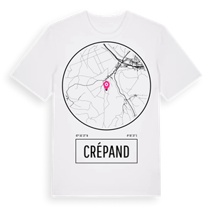 Crépand t-shirt – ekologisk bomull t-shirt från Pinshirt