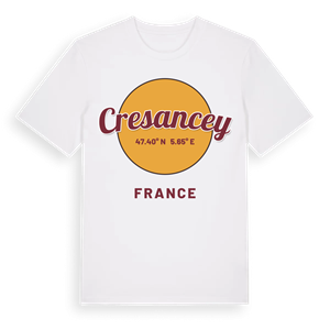 Cresancey cirkel t-shirt – ekologisk bomull t-shirt från Pinshirt