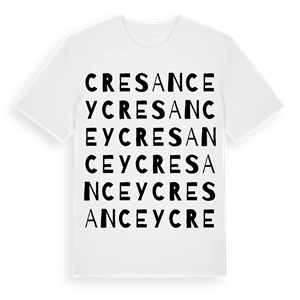 Cresancey ordlek t-shirt – ekologisk bomull t-shirt från Pinshirt