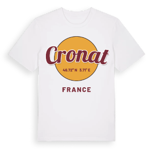 Cronat cirkel t-shirt – ekologisk bomull t-shirt från Pinshirt