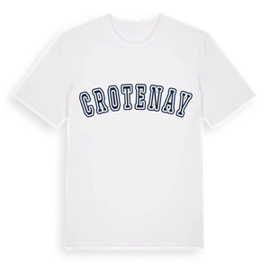 Crotenay college t-shirt – ekologisk bomull t-shirt från Pinshirt