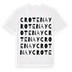 Crotenay ordlek t-shirt