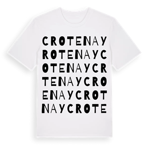 Crotenay ordlek t-shirt – ekologisk bomull t-shirt från Pinshirt