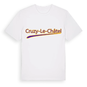 Cruzy-le-Châtel baseball t-shirt – ekologisk bomull t-shirt från Pinshirt