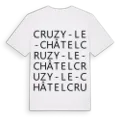 Cruzy-le-Châtel ordlek t-shirt