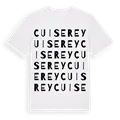 Cuiserey ordlek t-shirt