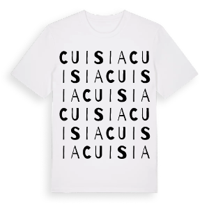 Cuisia ordlek t-shirt – ekologisk bomull t-shirt från Pinshirt