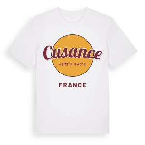 Cusance cirkel t-shirt – ekologisk bomull t-shirt från Pinshirt