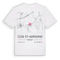 Cuse-et-Adrisans karta t-shirt