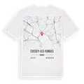 Cussey-les-Forges karta t-shirt