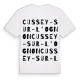 Cussey-sur-l'Ognon ordlek t-shirt