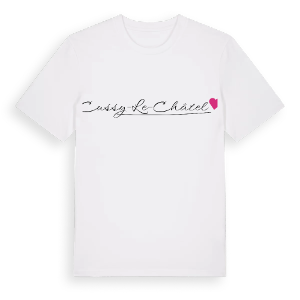 Cussy-le-Châtel hjärta t-shirt – ekologisk bomull t-shirt från Pinshirt