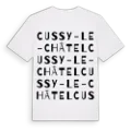 Cussy-le-Châtel ordlek t-shirt