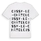 Cussy-le-Châtel ordlek t-shirt