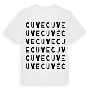 Cuve ordlek t-shirt – ekologisk bomull t-shirt från Pinshirt
