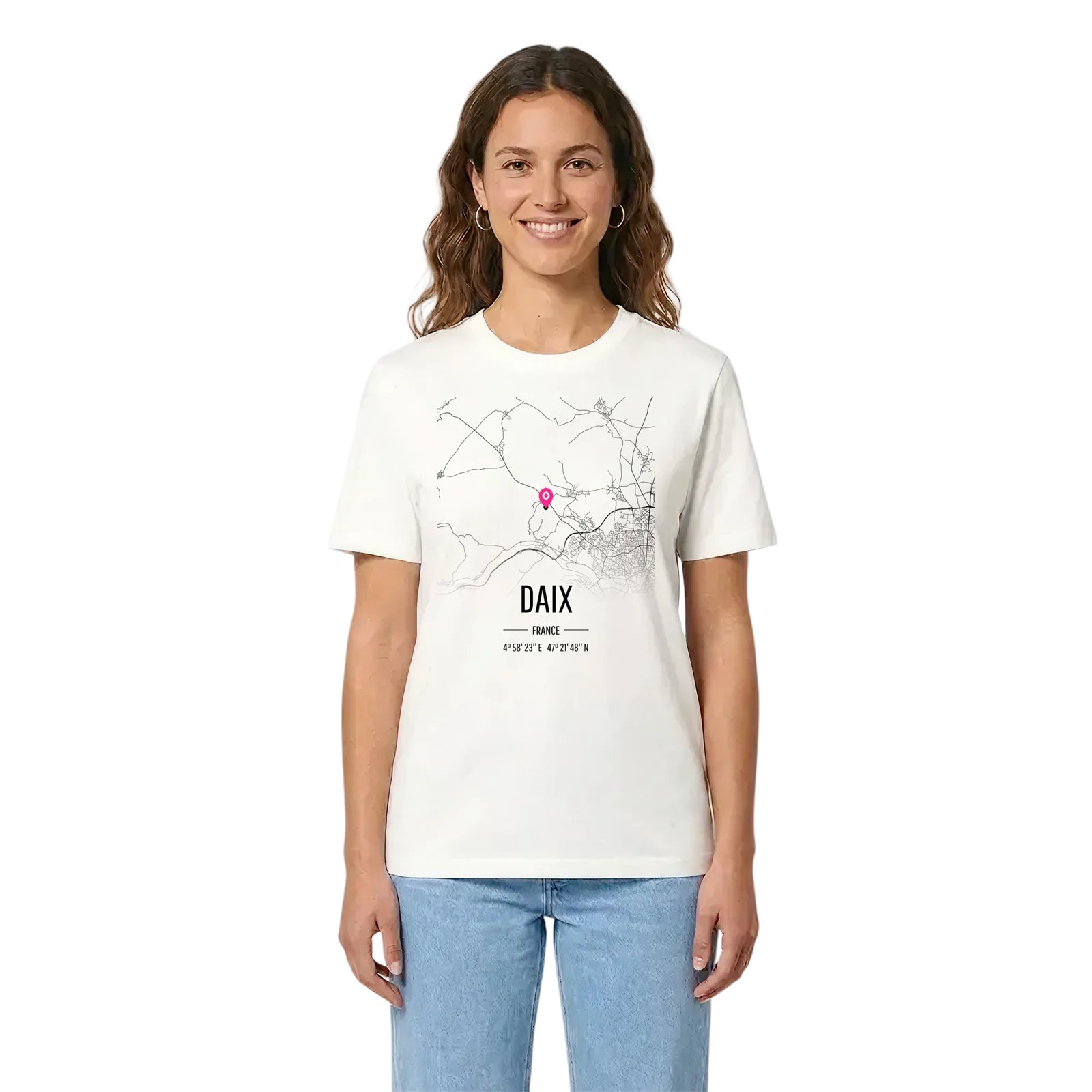 Daix karta t-shirt – White, i miljö