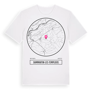 Dammartin-les-Templiers t-shirt – ekologisk bomull t-shirt från Pinshirt