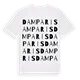 Damparis ordlek t-shirt