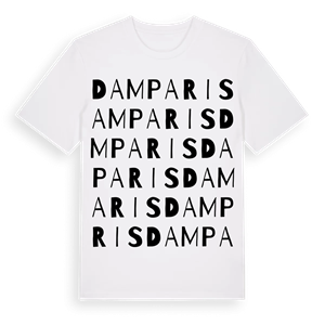 Damparis ordlek t-shirt – ekologisk bomull t-shirt från Pinshirt