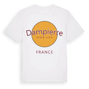 Dampierre cirkel t-shirt – ekologisk bomull t-shirt från Pinshirt