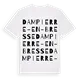 Dampierre-en-Bresse ordlek t-shirt