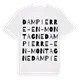 Dampierre-en-Montagne ordlek t-shirt