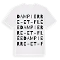 Dampierre-et-Flée ordlek t-shirt