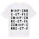Dampierre-et-Flée ordlek t-shirt