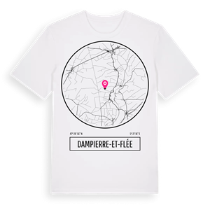 Dampierre-et-Flée t-shirt – ekologisk bomull t-shirt från Pinshirt