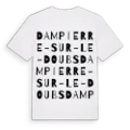 Dampierre-sur-le-Doubs ordlek t-shirt