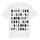 Dampierre-sur-Salon ordlek t-shirt