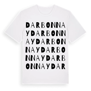 Darbonnay ordlek t-shirt – ekologisk bomull t-shirt från Pinshirt