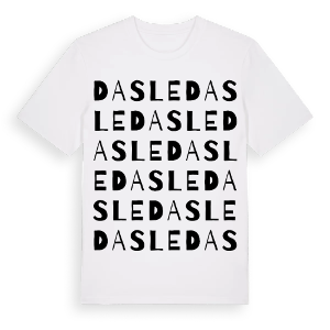 Dasle ordlek t-shirt – ekologisk bomull t-shirt från Pinshirt
