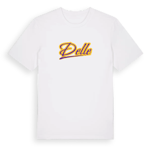 Delle baseball t-shirt – ekologisk bomull t-shirt från Pinshirt