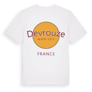Devrouze cirkel t-shirt – ekologisk bomull t-shirt från Pinshirt